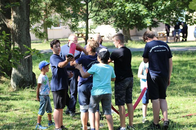 Zeltlager der Jugendfeuerwehren (Foto: Mario Willhardt, Jugendfeuerwehrwart der Freiwilligen Feuerwehr Sundhausen)