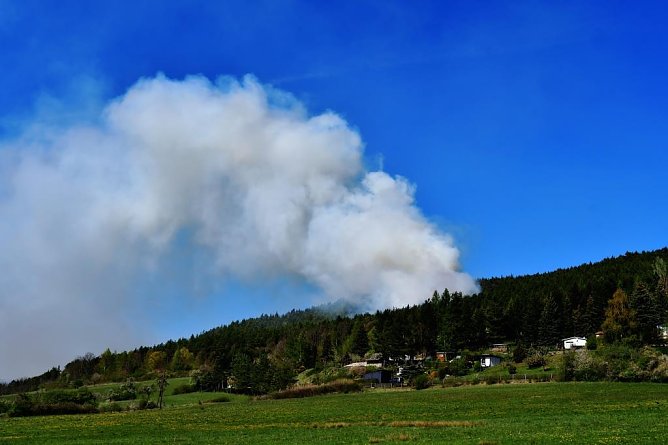 Der Waldbrand Ende April 2019 bei Plaue (Forstamt Erfurt-Willrode) hat hunderte Feuerwehrleute bei der Brandbek&auml;mpfung f&uuml;r Tage gebunden und F&ouml;rster und Waldbesitzer in Atem gehalten (Foto: Hans-Peter Stadermann)