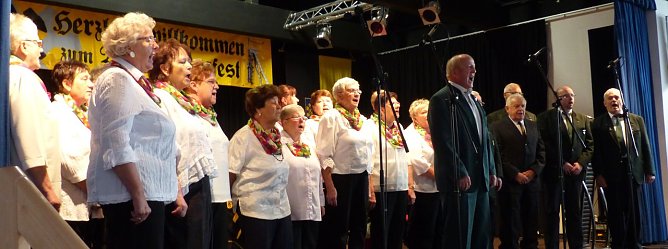Gemeinsam das Steigerlied gesungen (Foto: nnz)