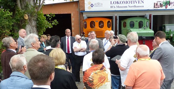 Gespr&auml;chsrunde mit Bodo Ramelow bei seinem Besuch in Nordhausen (Foto: nnz)