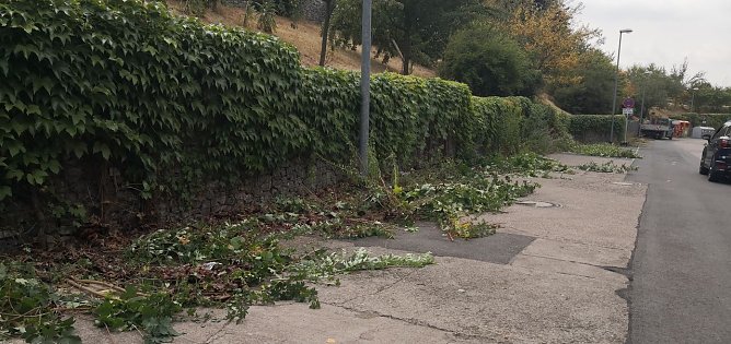 Heute bietet sich dieses Bild (Foto: nnz)