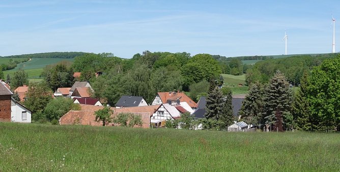 Blick auf Hochstedt (Foto: St. Iffland)