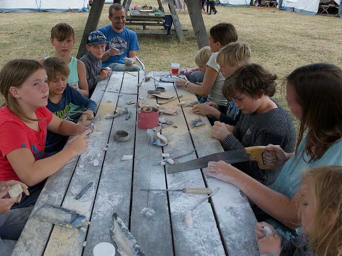 Specksteinaktion im KiiLa (Foto: Frank Tuschy) Specksteinaktion im KiiLa (Foto: Frank Tuschy)