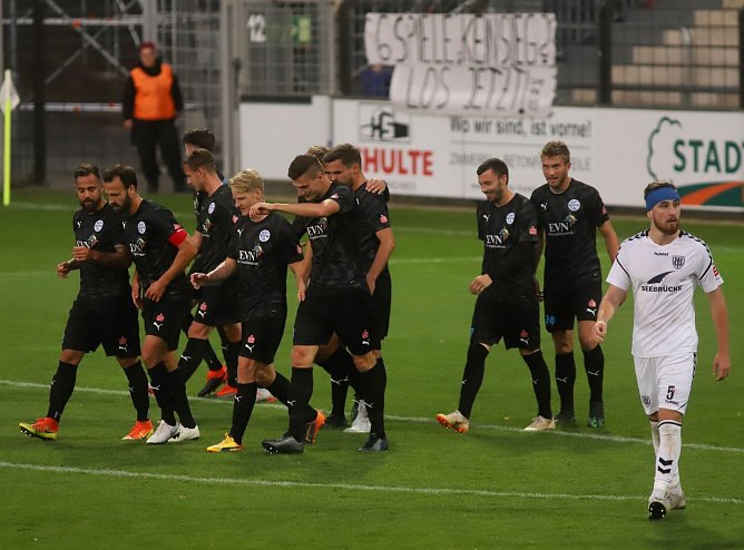 Freude nach dem F&uuml;hrungstreffer (Foto: M. Liedke)