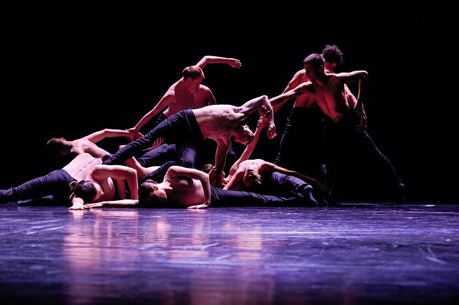 T&auml;nzerinnen und T&auml;nzer der Ballettcompagnie des Theaters Nordhausen unter der Leitung von Ballettdirektor Ivan Alboresi bei der Ballettgala 2018 (Foto: Rainer Koch)