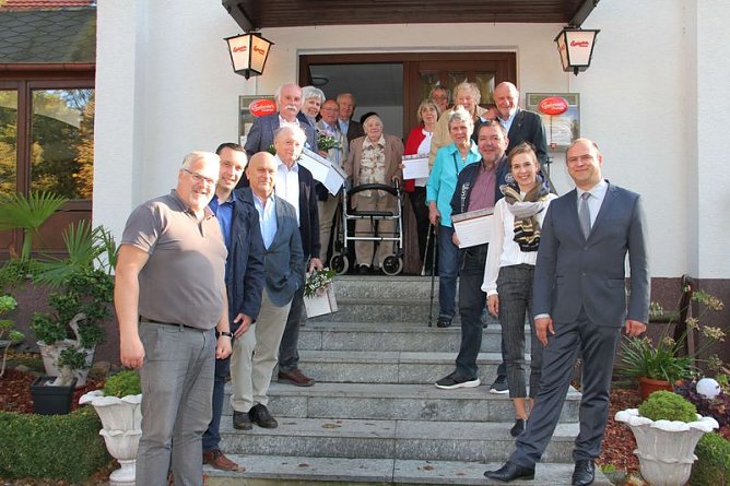 Die Geehrten. In der Mitte hinten: Christa Links, die seit 73 Jahren in der CDU ist (Foto: CDU Kreisverband Nordhausen)
