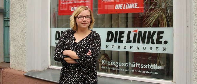 Will es noch einmal wissen: Katja Mitteldorf kandidiert als Landtagskandidatin f&uuml;r die Linke  (Foto: Angelo Glashagel)