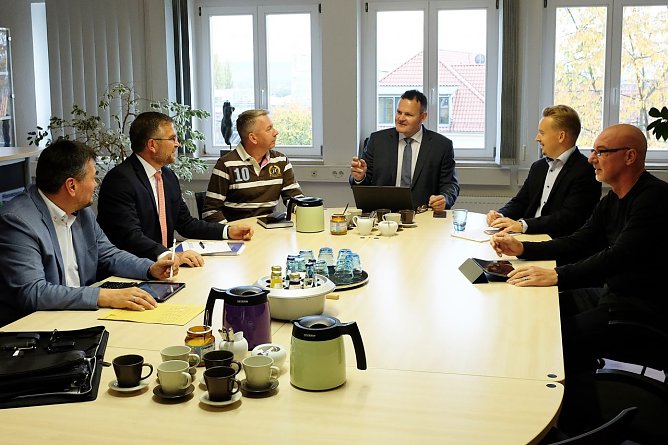 Strategietreffen zur Zukunft der Region Nordth&uuml;ringen durch die Bindung von Schulabsolventen an der Hochschule Nordhausen (Foto: Elvira Stockmar)