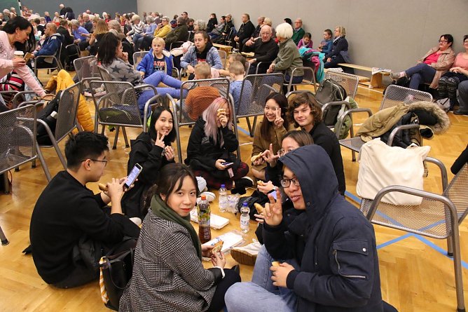 Der Evakuierungspunkt in Nordhausen Ost (Foto: Angelo Glashagel) Der Evakuierungspunkt in Nordhausen Ost (Foto: Angelo Glashagel)