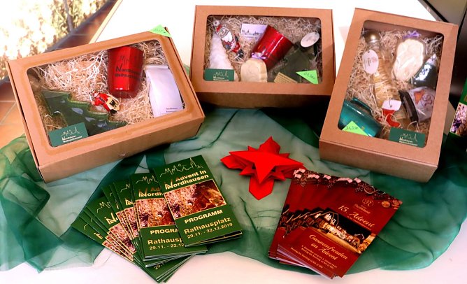 Erstmals wird es in der Stadtinformation Nordhausen eine Nordh&auml;user Weihnachtskiste mit unterschiedlichen regionalen Produkten geben (Foto: Pressestelle Stadt Nordhausen)