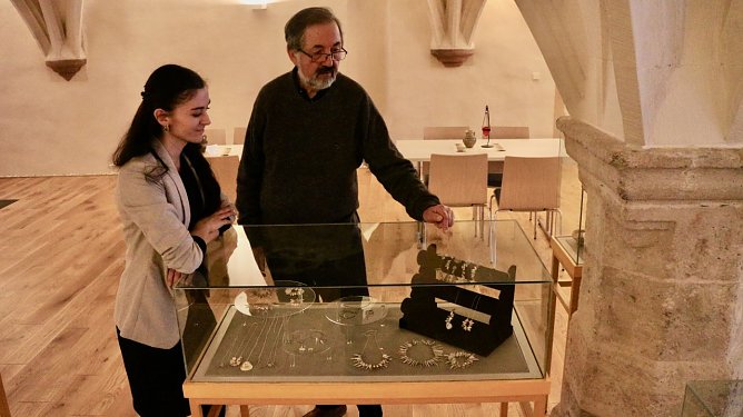 Mirjana Culibrk und Dr. Klaus Moser haben mit dem Schlossmuseum noch einiges vor (Foto: Angelo Glashagel)