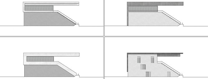 Konzeptstudien der Westtrib&uuml;ne (Seitenansicht) (Foto: Service GmbH)