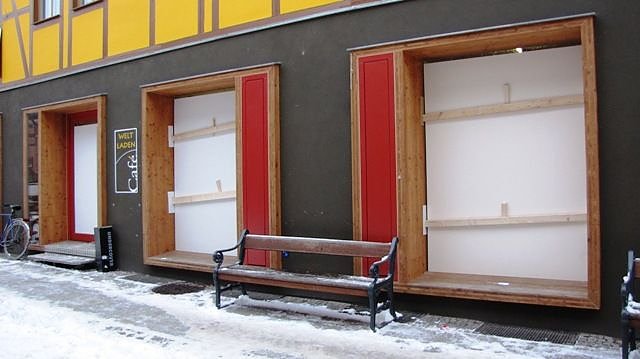 Anschlag auf Welt-Laden (Foto: privat)