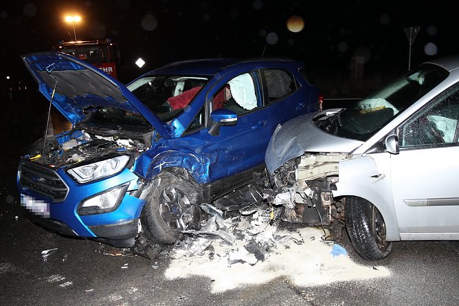 Unfall zwischen Lipprechterode und Kleinbodungen (Foto: S. Dietzel)