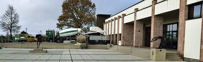 Baumaßnahmen im Panorama Museum 2020 (Foto: Fred Böhme) Baumaßnahmen im Panorama Museum 2020 (Foto: Fred Böhme)