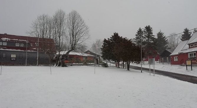 Schnee in Sophienhof (Foto: W.J&ouml;rgens)