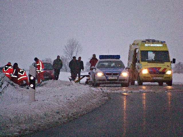 Schwerer Unfall (Foto: S. Luck)