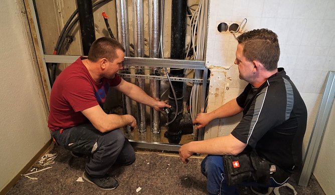 Sanierung SWG (Foto: S.Schedwill) Sanierung SWG (Foto: S.Schedwill)