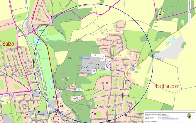Lageplan (Foto: Stadt Nordhausen)
