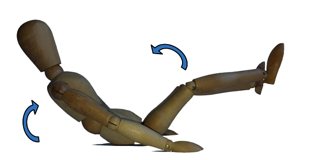 Beidbeiniges Strecken (Foto: Martin R&auml;cke)