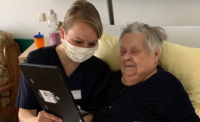 Videotelefonie (Foto: D.Kais)