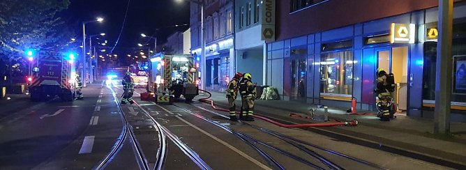 Geldautomat gesprengt (Foto: S. Tetzel)