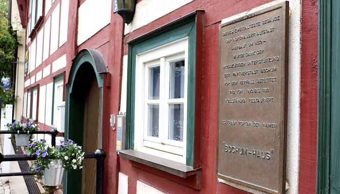 30 Jahre St&auml;dtepartnerschaft Bochum-Haus in der Nordh&auml;user Altstadt (Foto: &copy;Stadtverwaltung Nordhausen)
