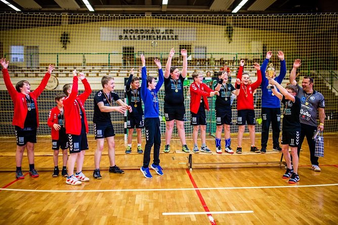 Handballer in Nordhausden (Foto: F.Ollech)