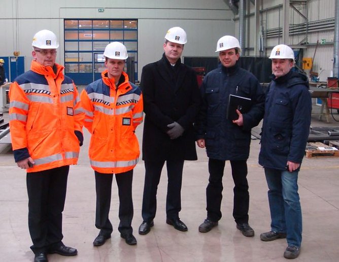 Zu Gast in Nordhausen (Foto: Schachtbau Nordhausen GmbH) Zu Gast in Nordhausen (Foto: Schachtbau Nordhausen GmbH)