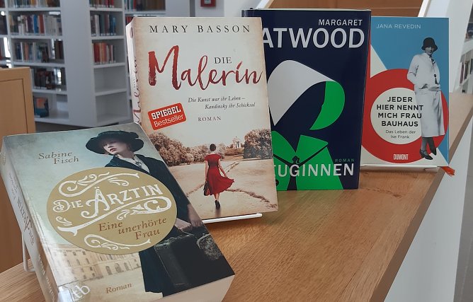 Lesetipp zu "starken Frauen" (Foto: Stadtbibliothek Nordhausen) Lesetipp zu "starken Frauen" (Foto: Stadtbibliothek Nordhausen)