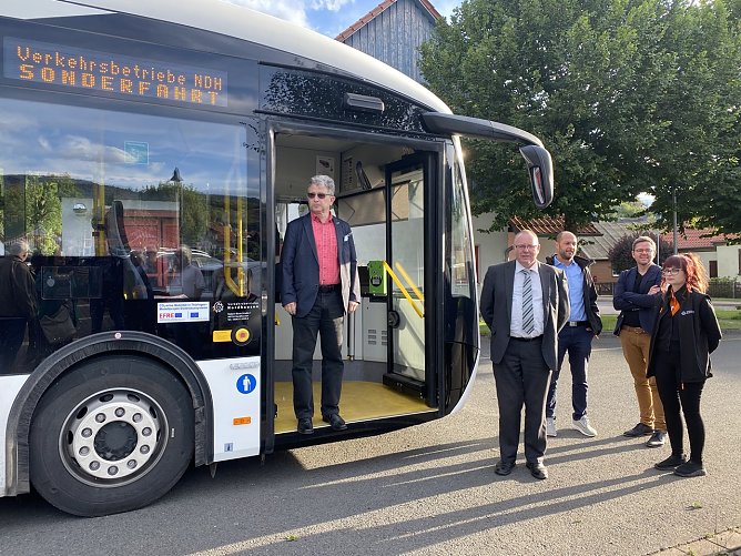 E-Bus in Neustadt (Foto: Sandra Witzel)