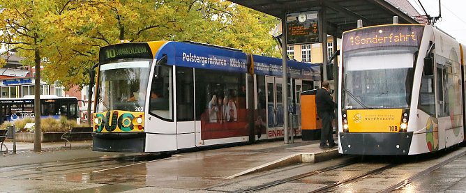 Die Nordh&auml;user Stra&szlig;enbahn wird zum Zankapfel (Foto: Verkehrsbetriebe Nordhausen)