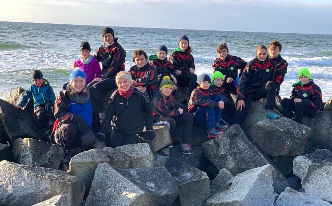 Nordh&auml;user Fechter hatten Spa&szlig; am Strand (Foto: S.Nikoleizig)