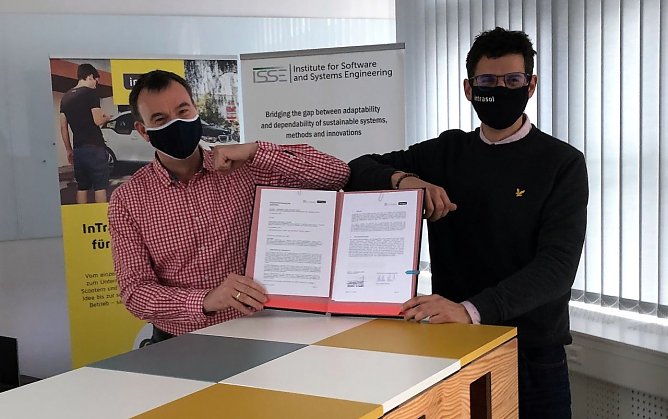 Prof. Andreas Rausch und Sebastian Kupfer (Foto: Nadine Kaiser)