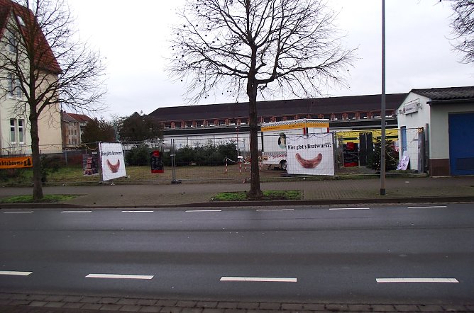 Verwaistes Gel&auml;nde mit "Weihnachtsbaumwald" (Foto: Anton Adlerauge)