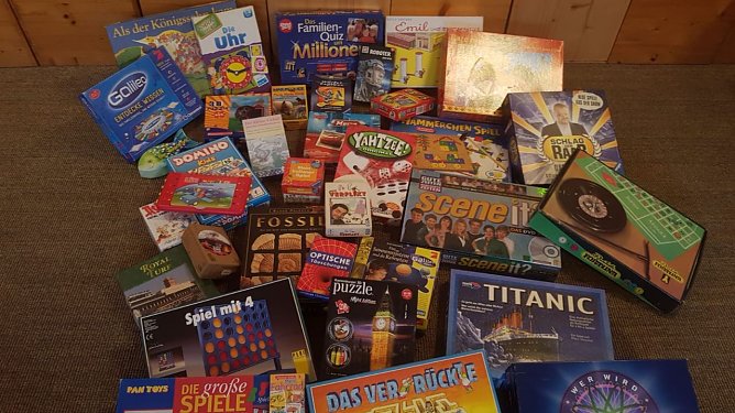 Ein Teil der Spielesammlung des KILA (Foto: Frank Tuschy)