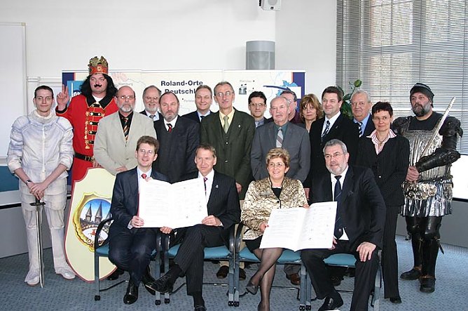 Roland und "Gefolge" (Foto: nnz)