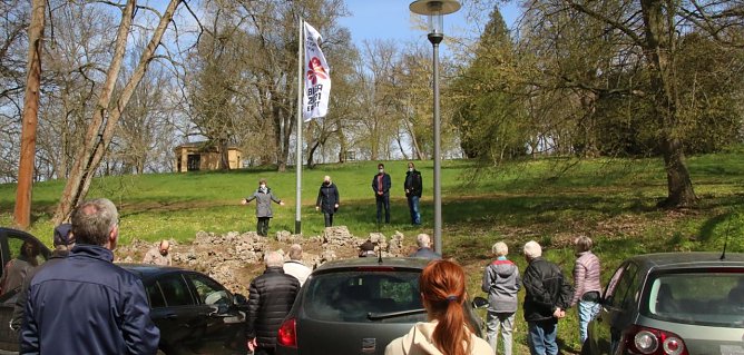 Die BUGA-Eröffnung fand im Park Hohenrode heute im kleinen Kreis statt (Foto: agl) Die BUGA-Eröffnung fand im Park Hohenrode heute im kleinen Kreis statt (Foto: agl)