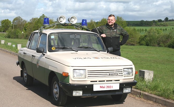 Florian mit seinem neuen "Spielzeug" (Foto: Ulrich Reinboth)