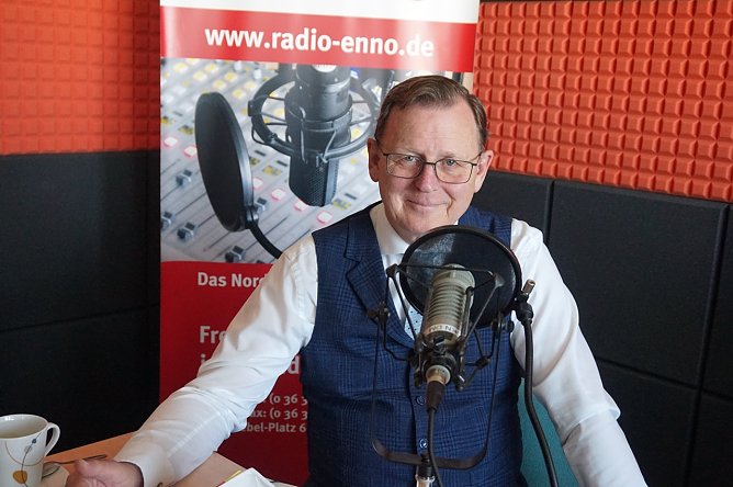 Besuch des Ministerpr&auml;sidenten (Foto: Radio ENNO)