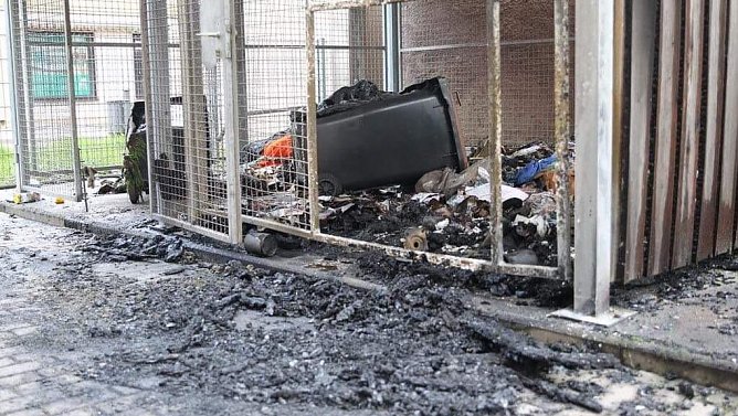 Verw&uuml;stungen nach der Anschlagserie am 20. Mai  (Foto: S.Dietzel)