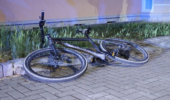 Unfall Freitagabend in Nordhausen (Foto: S.Dietzel)