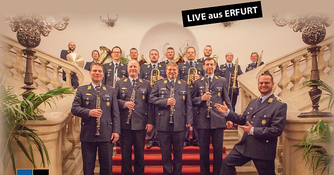 Musikkorps der Luftwaffe kommt aus Erfurt (Foto: Agentur) Musikkorps der Luftwaffe kommt aus Erfurt (Foto: Agentur)