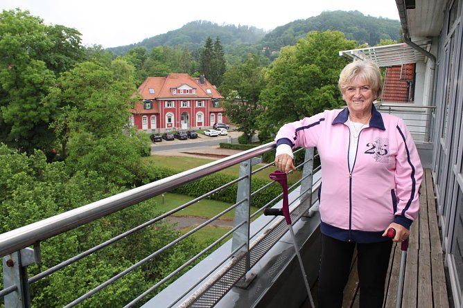 Irmtraud Schirk in der Helios Klinik Bleicherode (Foto: Helios Klinik Bleicherode) Irmtraud Schirk in der Helios Klinik Bleicherode (Foto: Helios Klinik Bleicherode)