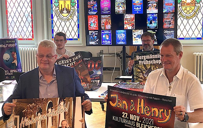 Haben viel zu zeigen: Robert Henning und Frank Rostek in der zweiten Reihe und Michael Manthey und Andreas Meyer vorne(v.l.n.r.)  (Foto: oas)