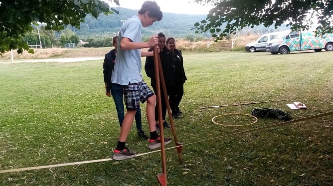 Geschicklichkeits&uuml;bungen in Hainrode (Foto: G.zeitler)