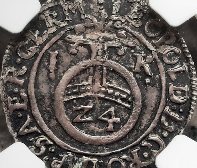 1/24 Groschen aus dem jähre 1660 (Foto: J.Bauersfeld) 1/24 Groschen aus dem jähre 1660 (Foto: J.Bauersfeld)