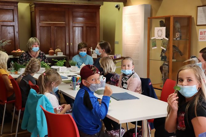 Die Kinder des &ouml;kumenischen Kindergartens waren gestern zu Gast in der Flohburg (Foto: Stadtverwaltung Nordhausen)