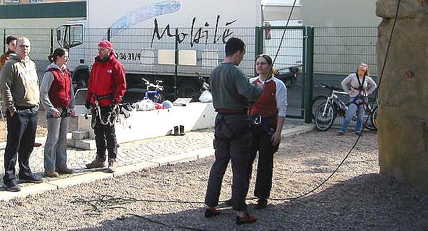 Angeklettert (Foto: mobile)