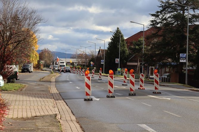 Stra&szlig;ensanierung in Bielen (Foto: Gewerbeverein)